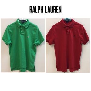 Bundle! 2 Polo Ralph Lauren Men’s Custom Fit Polos